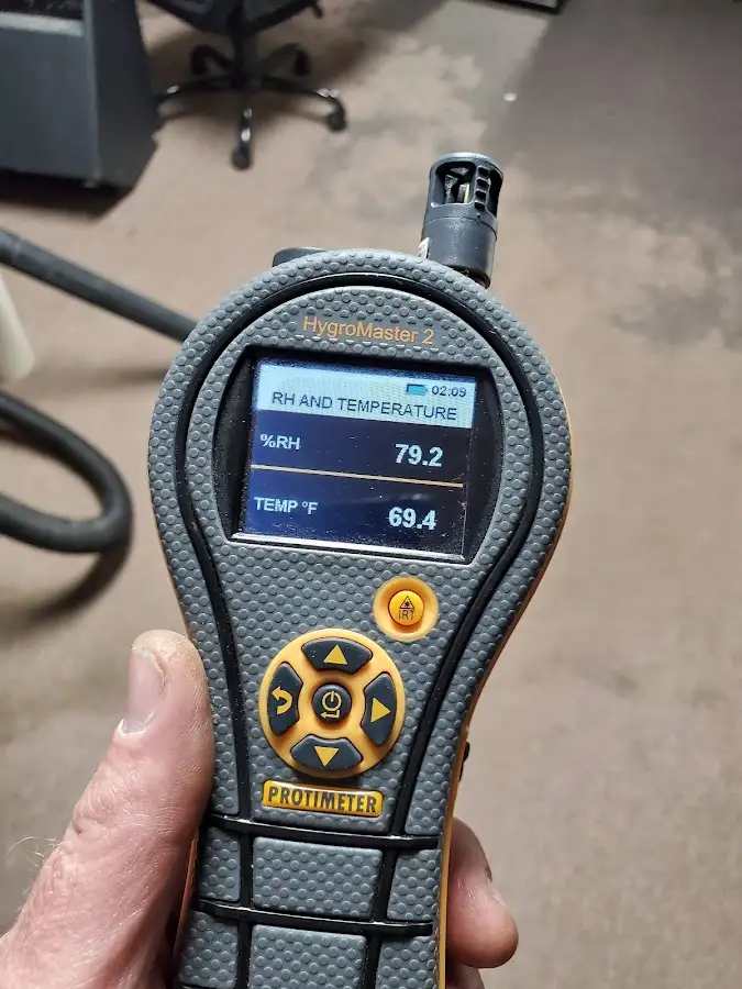 Moisture meter humidity assessment for Fire & Smoke Damage Restoration in El Paso